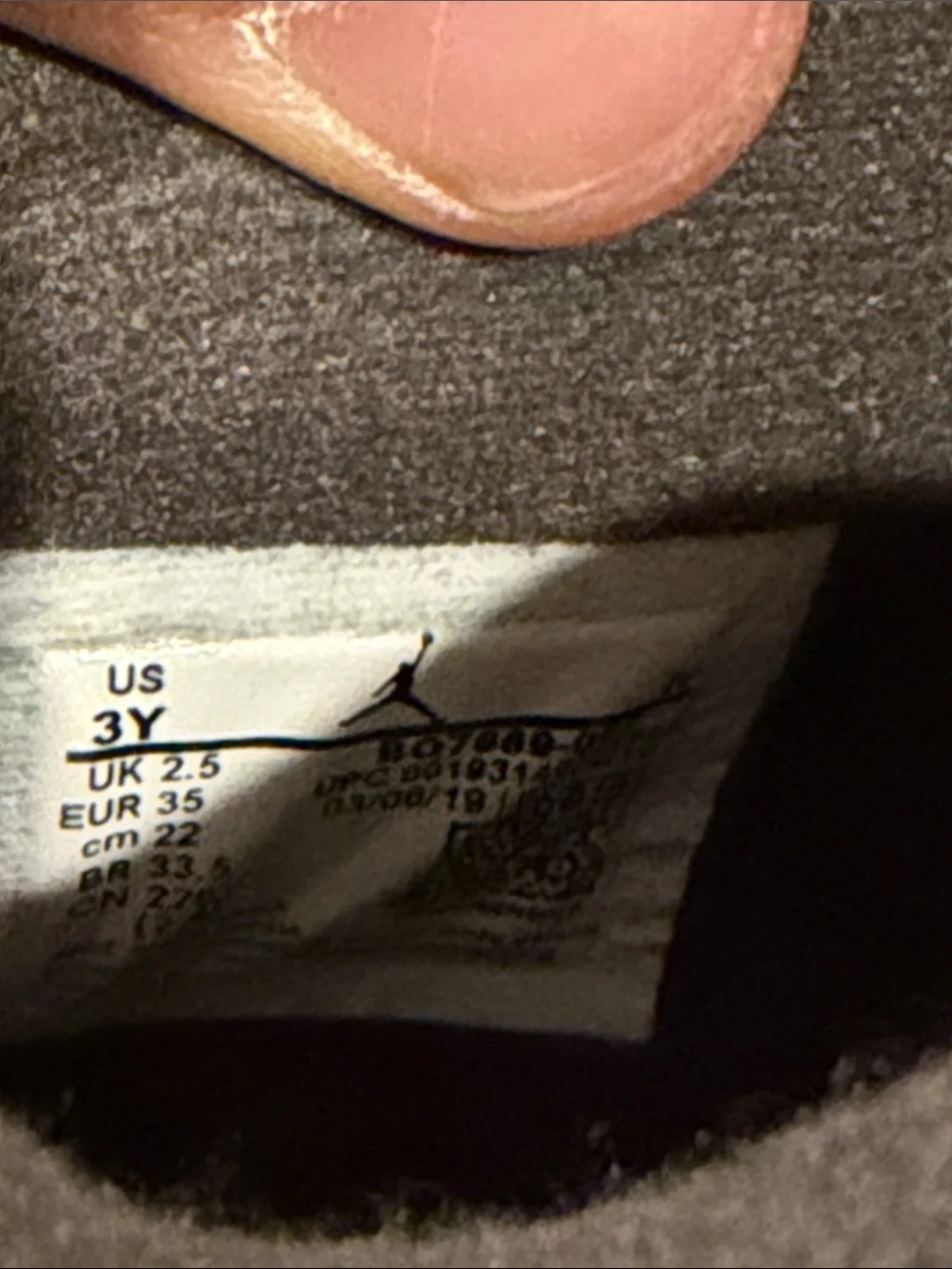Air Jordan 4 Cool Grey‎ Retro Size 3y GS Sneakers 2019 408452-007 in GUC